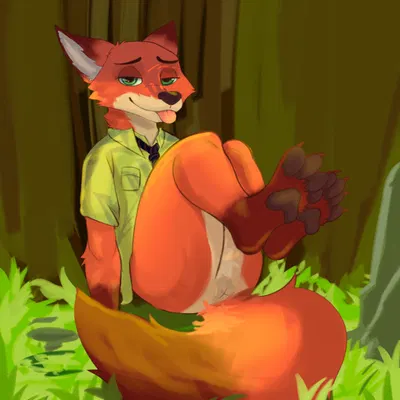 nick wilde (disney, zootopia) created by bodjiart