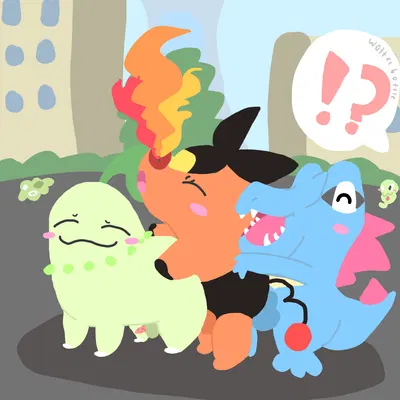 nintendo, pokemon created by wotter bottle (artist)