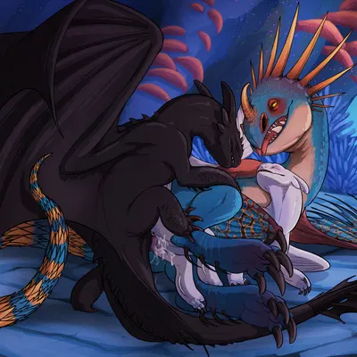 nubless, stormfly, toothless (dreamworks, european mythology) created by moonski