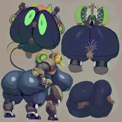 orisa (overwatch) (blizzard entertainment, overwatch) created by modaw