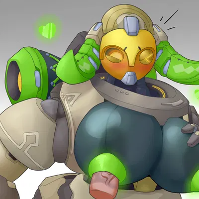 orisa (overwatch) (blizzard entertainment, overwatch) created by thiccrobots