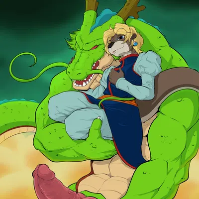 parker (pandottermon), shenron (dragon ball, mythology) created by pandottermon