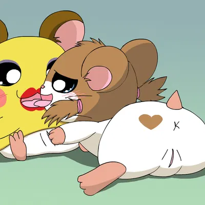 penelope (hamtaro), sparkle (hamtaro) (hamtaro (series)) created by pichu90