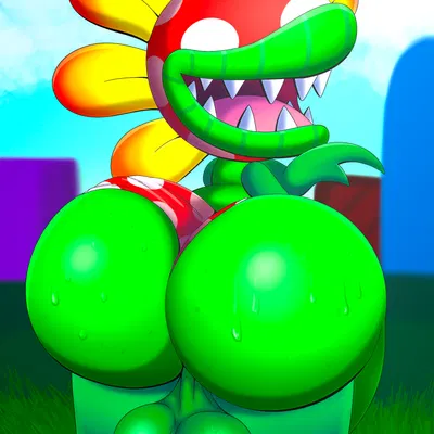 petey piranha (mario bros, nintendo) created by tepigfan101