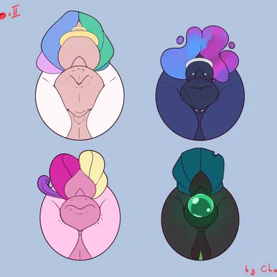 princess cadance (mlp), princess celestia (mlp), princess luna (mlp) (friendship is magic, hasbro) created by chapaevv