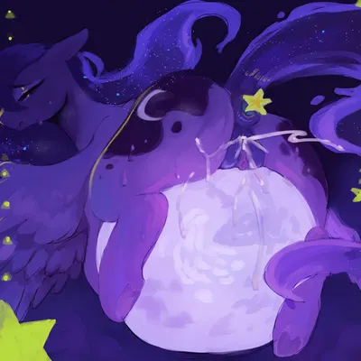 princess luna (mlp) (friendship is magic, hasbro) created by sinful pie