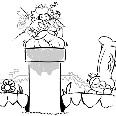 princess peach (mario bros, nintendo) created by generalplorp