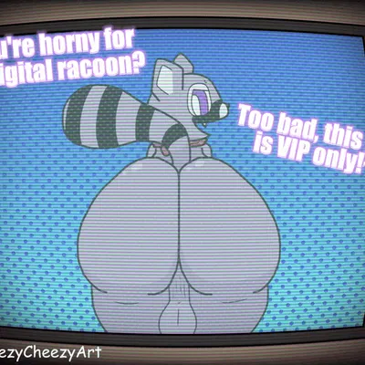 rambley raccoon (indigo park) created by steezycheezy