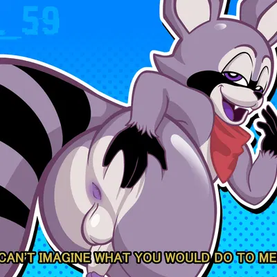 rambley raccoon (indigo park) created by xolotl 59