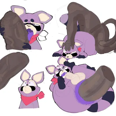 rambley raccoon, sushi (sushiamazing) (indigo park) created by sushiamazing