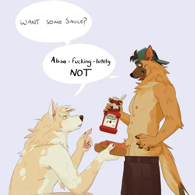 remi (remulle), wrigley (d0g problems) (heinz) created by remulle (artist)