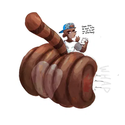 rigby (regular show) (cartoon network, regular show) created by lumiink