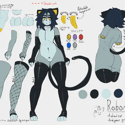 roboneco (character) created by ongongio