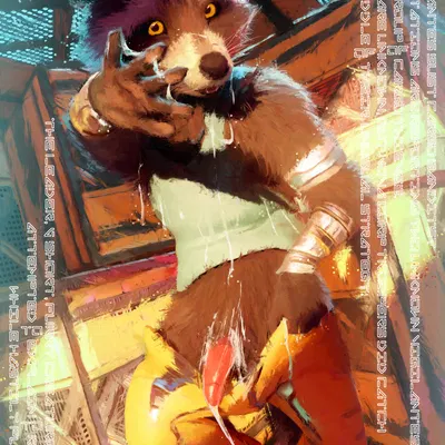 rocket raccoon (guardians of the galaxy, marvel) created by sidekick