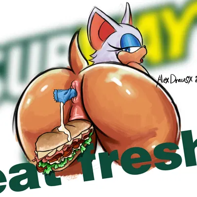 rouge the bat (sega, sonic the hedgehog (series)) created by alexdrawsx