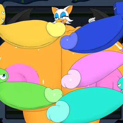 rouge the bat (sega, sonic the hedgehog (series)) created by necrobern