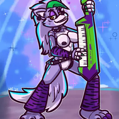 roxanne wolf (five nights at freddy's, five nights at freddy's: security breach) created by ultilix