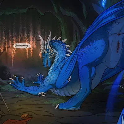 saphira (european mythology, inheritance cycle) created by moonski