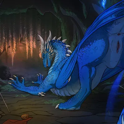 saphira (european mythology, inheritance cycle) created by moonski