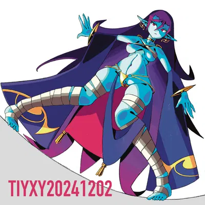 seer dance shantae, shantae (shantae (series), wayforward) created by tiyxy