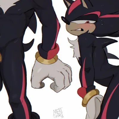 shadow the hedgehog, sonic the hedgehog (sega, sonic the hedgehog (series)) created by meatshaq