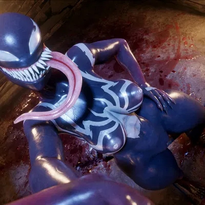 she-venom, venom (marvel) (marvel, spider-man (series)) created by annasharker, scamarai