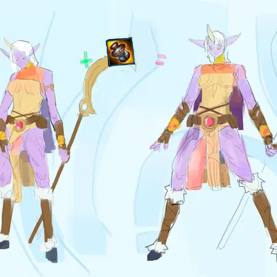 soraka (league of legends, riot games) created by hecreat