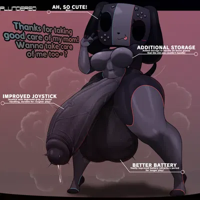 switch dog 2 (nintendo, nintendo switch 2) created by plundered