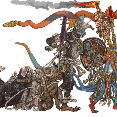 tehenhauin (warhammer (franchise), warhammer fantasy) created by mossa