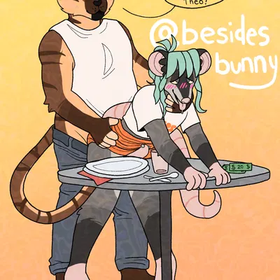 theo (besidesbunny) (femboy hooters, hooters) created by besidesbunny