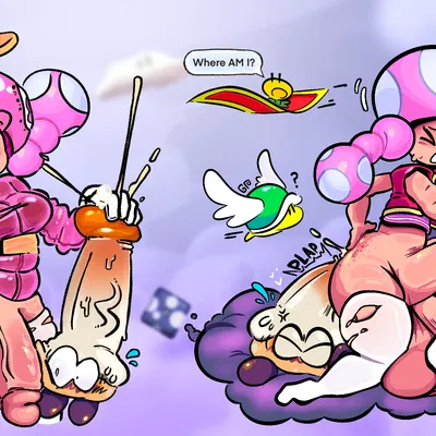 toadette (mario bros, nintendo) created by generalplorp