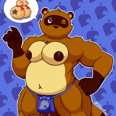 tom nook (animal crossing) (animal crossing, nintendo) created by ch4mm0zotz