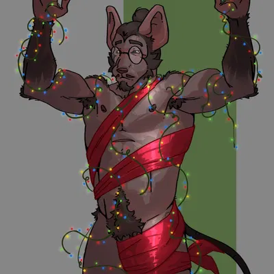 vegan (character) (christmas) created by veganlettuce