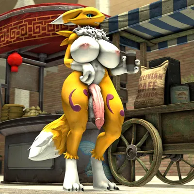 warfare renamon (bandai namco, digimon) created by aceydrgn