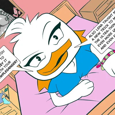 webby vanderquack (disney, ducktales) created by malachite river