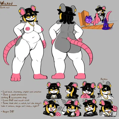 wicked (tricktrashing) (dungeons and dragons, hasbro) created by felino