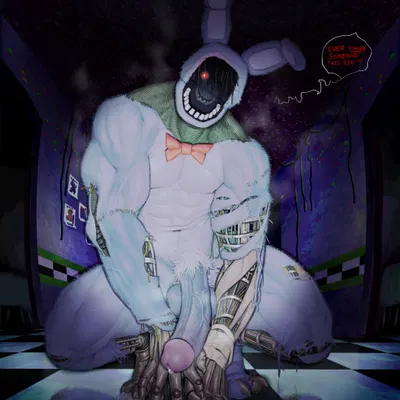 withered bonnie (fnaf) (five nights at freddy's, five nights at freddy's 2) created by nk63171432