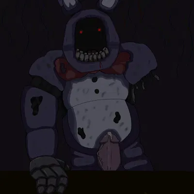 withered bonnie (fnaf) (five nights at freddy's, five nights at freddy's 2) created by redsinity