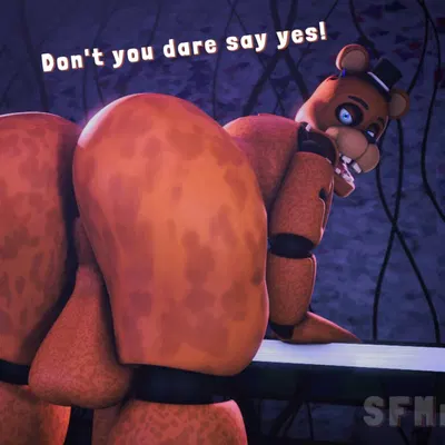 withered freddy (fnaf) (five nights at freddy's, five nights at freddy's 2) created by sfmmations