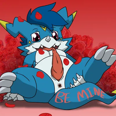 yami the veemon (bandai namco, digimon) created by chicostyx