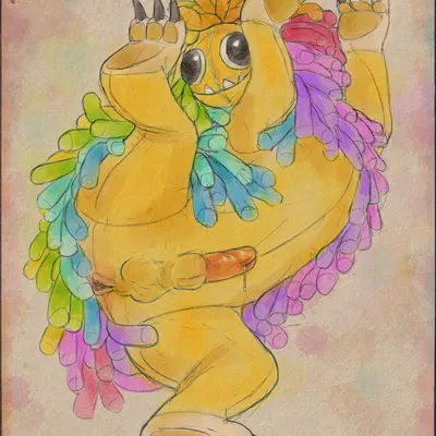 yarnaby (poppy playtime) (mob entertainment, poppy playtime) created by hdyly