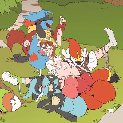 yoshi the riphox (nintendo, pokemon) created by fuf