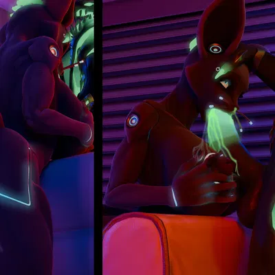 808 (hi-fi rush), 808 (vlad-lox), cerberus (fortnite) (epic games, fortnite) created by emapaprich-nsfw