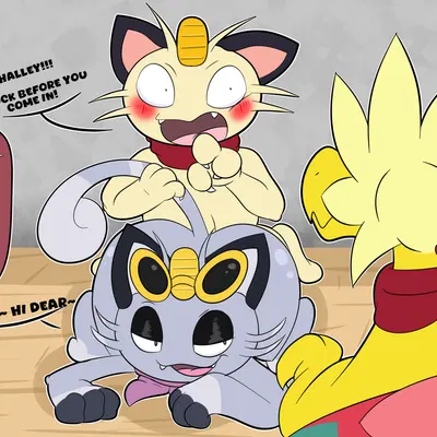 aaron (woofington gator), halley (woofington gator) (nintendo, pokemon) created by woofington gator