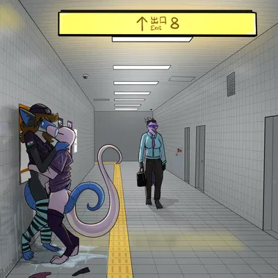 aisling (mistyfur), circe (pankallisti) (the exit 8) created by pankallisti