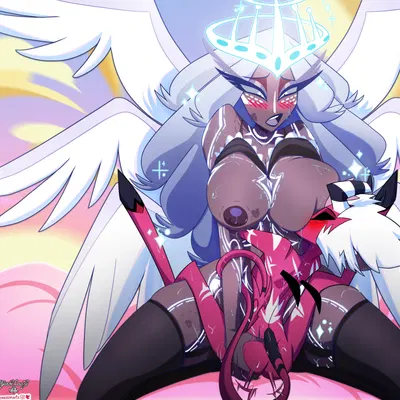 aless (corazonarts), sera (hazbin hotel) (hazbin hotel, hellaverse) created by corazonarts