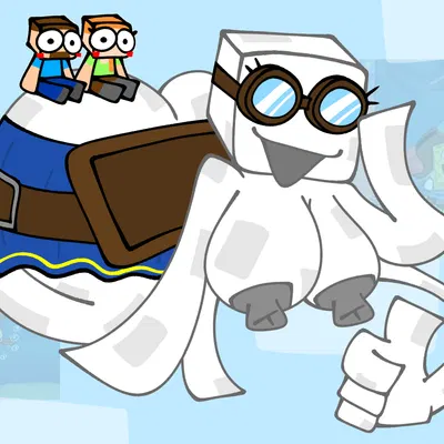 alex (minecraft), spongebob squarepants (character), steve (minecraft) (microsoft, minecraft) created by skeletonhearts