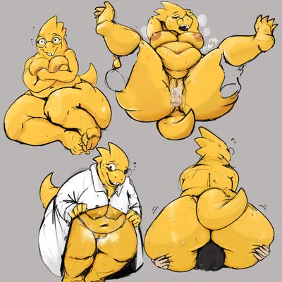 alphys (undertale (series)) created by doctordj