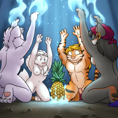 altaea (s&s), kiela (s&s), silver (s&s) (swords and sausages) created by cartoonwolf