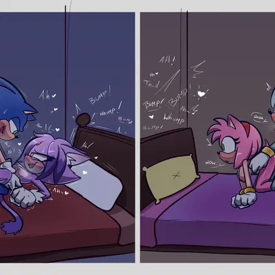 amy rose, blaze the cat, silver the hedgehog (sega, sonic the hedgehog (series)) created by miguel layme